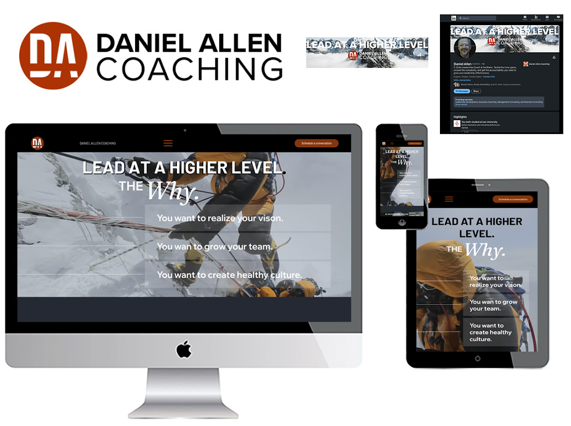 Daniel Allen Coaching website design